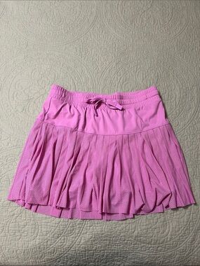 JoyLab Pink Pleated Skort with Drawstring Waist